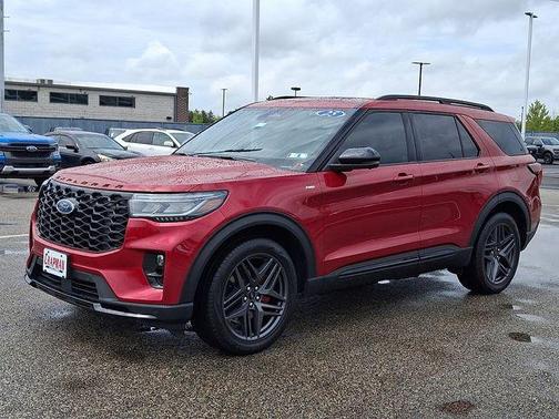 Red Metallic 2025 Ford Explorer ST-Line