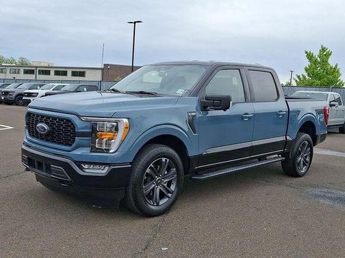 Blue 2023 Ford F-150 XLT