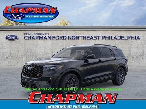 Agate Black Metallic 2026 Ford Explorer ST