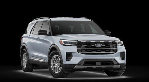 Space White Metallic 2026 Ford Explorer Active