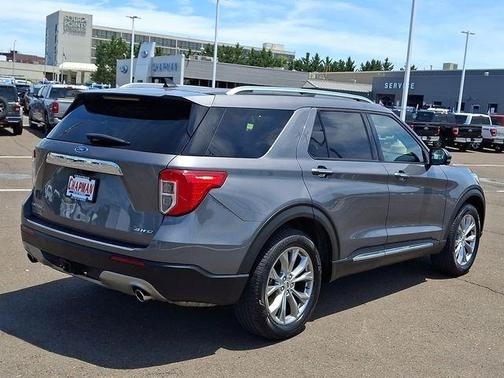 Gray Metallic 2021 Ford Explorer Limited
