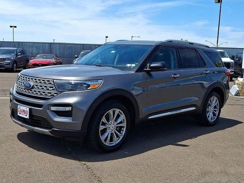 Gray Metallic 2021 Ford Explorer Limited