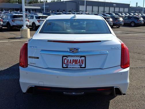 Crystal White Tri-Coat 2018 Cadillac CTS 2.0L Turbo Luxury
