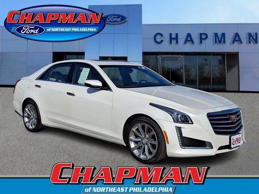 Crystal White Tri-Coat 2018 Cadillac CTS 2.0L Turbo Luxury