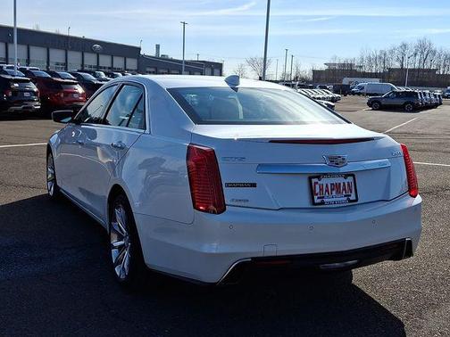 Crystal White Tri-Coat 2018 Cadillac CTS 2.0L Turbo Luxury