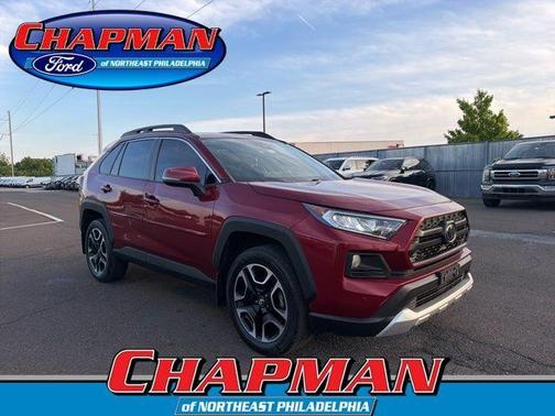 Burgundy 2019 Toyota RAV4 Adventure