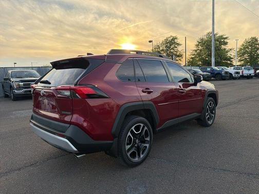Burgundy 2019 Toyota RAV4 Adventure