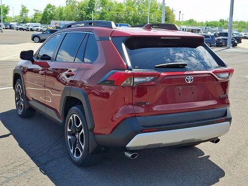 Burgundy 2019 Toyota RAV4 Adventure
