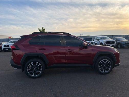Burgundy 2019 Toyota RAV4 Adventure