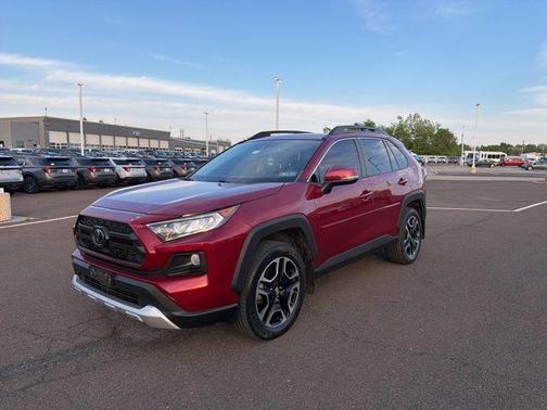 Burgundy 2019 Toyota RAV4 Adventure