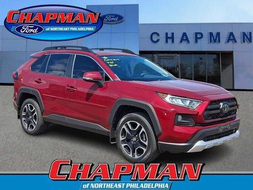Burgundy 2019 Toyota RAV4 Adventure