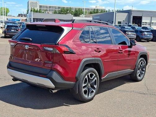 Burgundy 2019 Toyota RAV4 Adventure