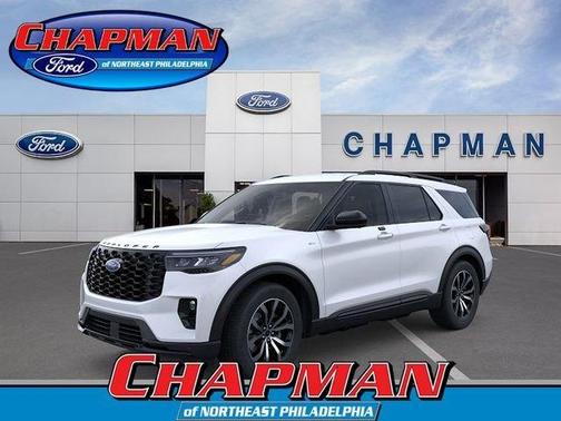 Star White 2026 Ford Explorer ST-Line