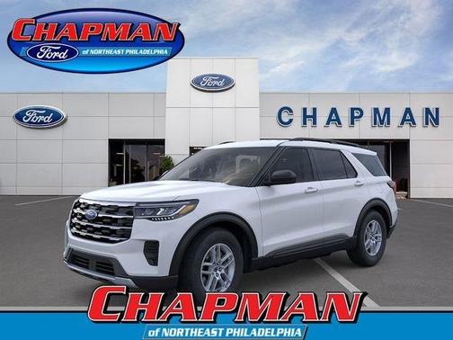 Space White Metallic 2026 Ford Explorer Active