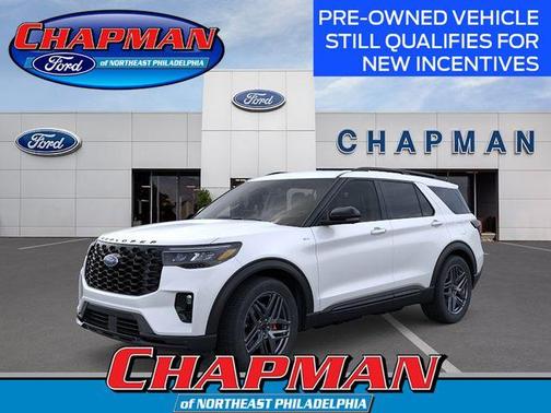 Star White 2026 Ford Explorer ST-Line