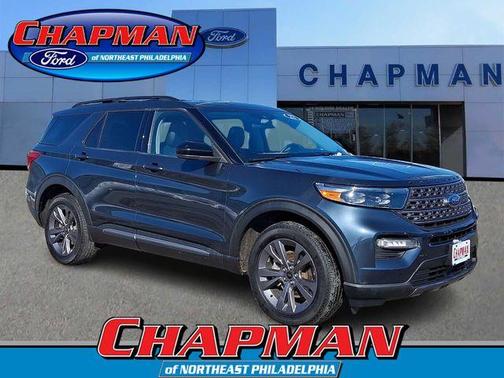 Stone Blue Metallic 2022 Ford Explorer XLT