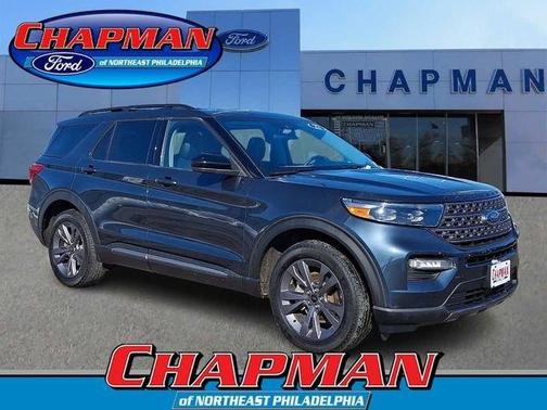 Stone Blue Metallic 2022 Ford Explorer XLT