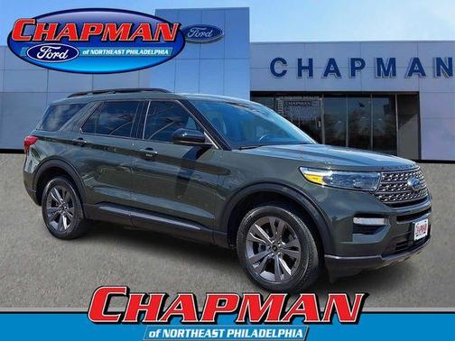 Green Metallic 2022 Ford Explorer XLT