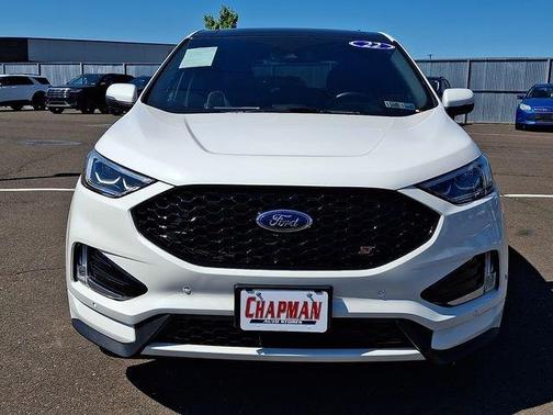 White Metallic 2022 Ford Edge ST