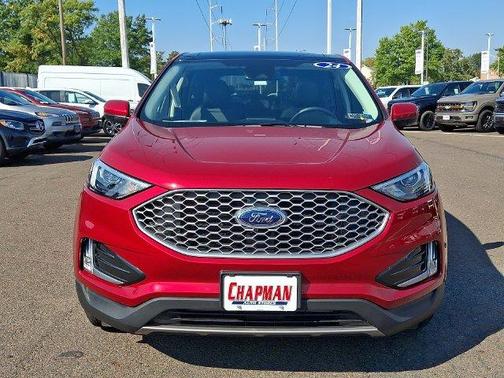 Red Metallic 2024 Ford Edge SEL