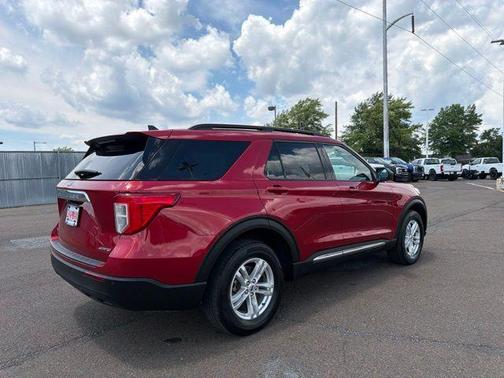 Red Metallic 2023 Ford Explorer XLT