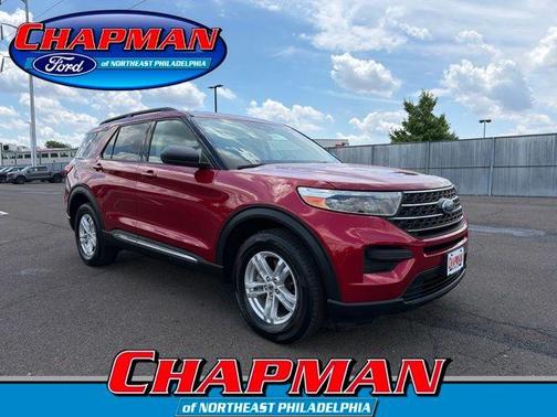 Red Metallic 2023 Ford Explorer XLT