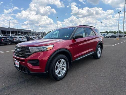 Red Metallic 2023 Ford Explorer XLT