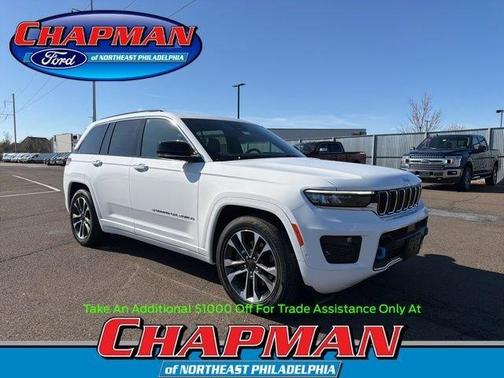 Bright White Clearcoat 2022 Jeep Grand Cherokee 4xe Overland