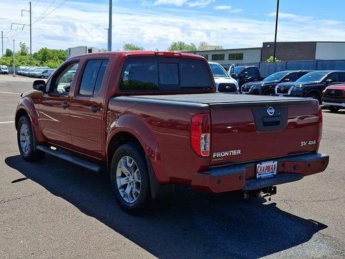 Red 2021 Nissan Frontier SV