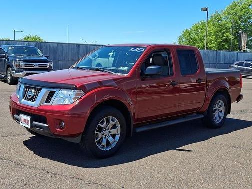 Red 2021 Nissan Frontier SV
