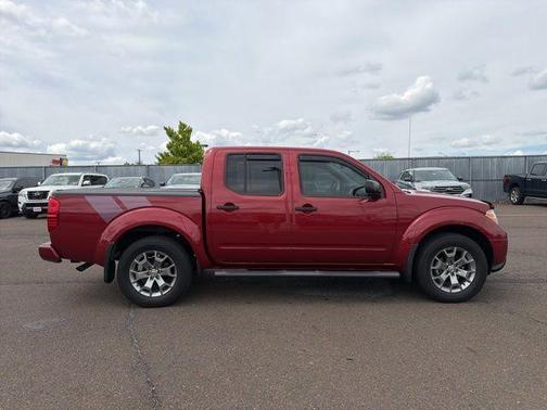 Red 2021 Nissan Frontier SV