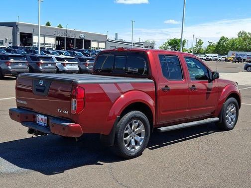 Red 2021 Nissan Frontier SV