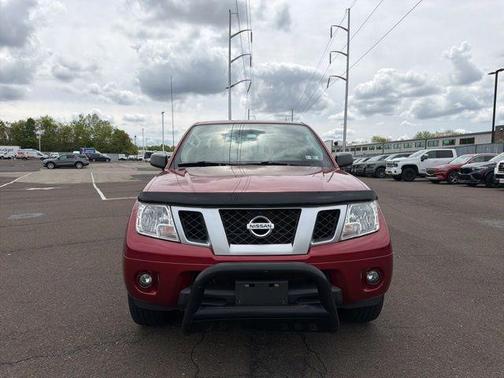 Red 2021 Nissan Frontier SV
