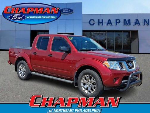 Red 2021 Nissan Frontier SV