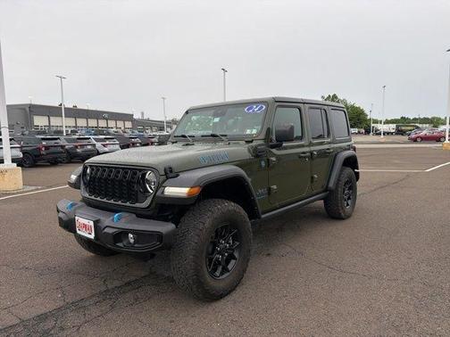 Sarge Green Clearcoat 2024 Jeep Wrangler 4xe Sport