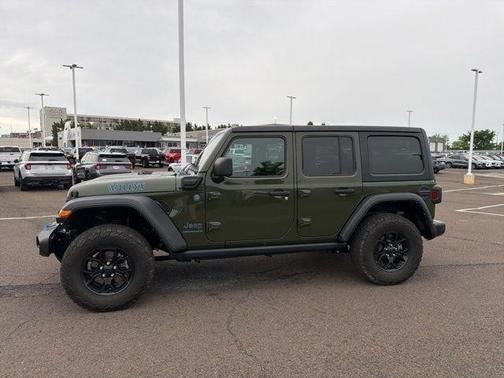 Sarge Green Clearcoat 2024 Jeep Wrangler 4xe Sport