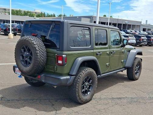 Sarge Green Clearcoat 2024 Jeep Wrangler 4xe Sport