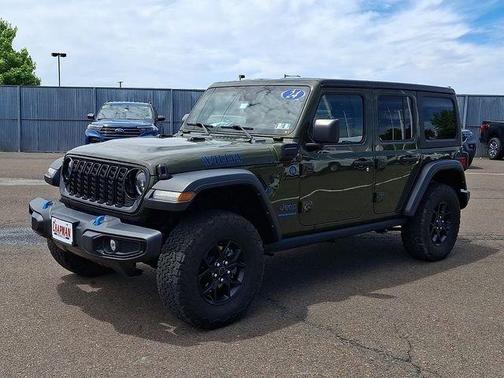 Sarge Green Clearcoat 2024 Jeep Wrangler 4xe Sport