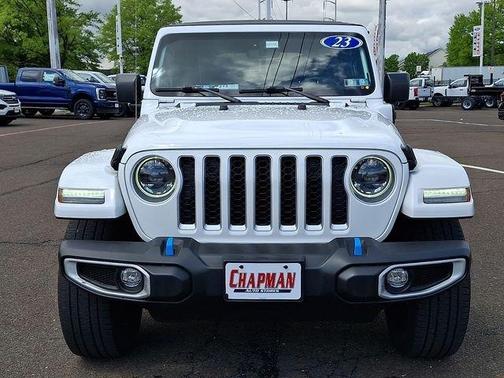 Bright White Clearcoat 2023 Jeep Wrangler 4xe Sahara