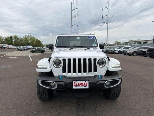 Bright White Clearcoat 2023 Jeep Wrangler 4xe Sahara