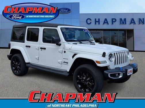 Bright White Clearcoat 2023 Jeep Wrangler 4xe Sahara
