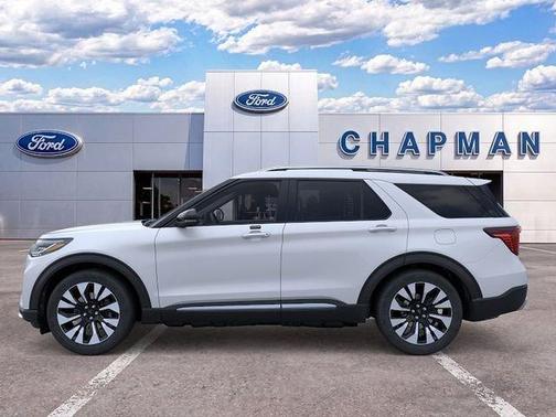 Space White Metallic 2026 Ford Explorer Platinum