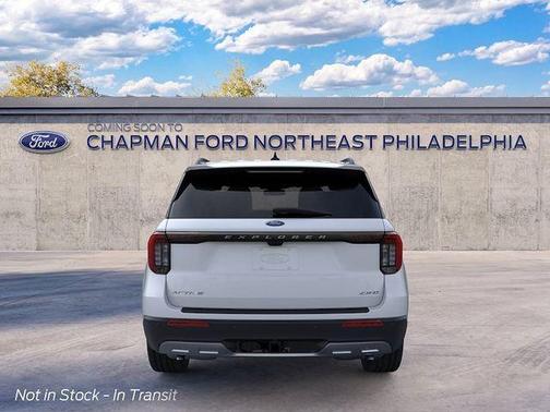 Space White Metallic 2026 Ford Explorer Active