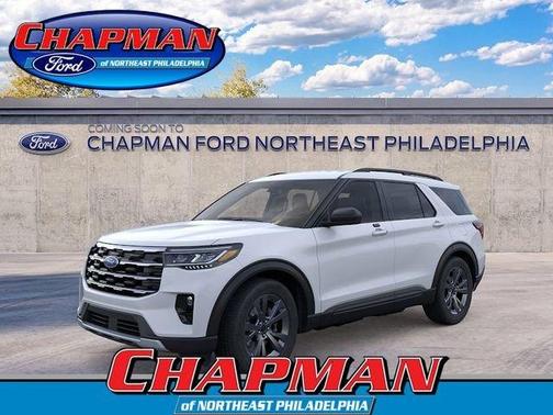 Space White Metallic 2026 Ford Explorer Active