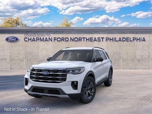 Space White Metallic 2026 Ford Explorer Active