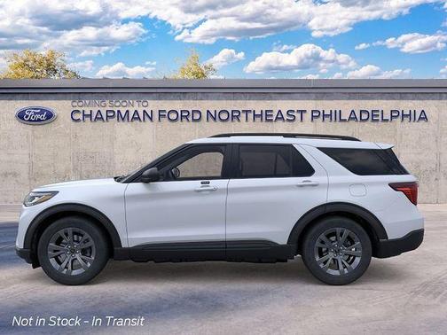 Space White Metallic 2026 Ford Explorer Active