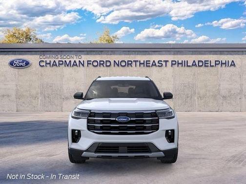Space White Metallic 2026 Ford Explorer Active