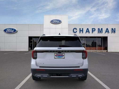 Space White Metallic 2026 Ford Explorer Active
