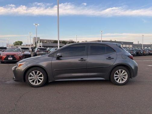 Magnetic Gray Metallic 2025 Toyota Corolla Hatchback SE