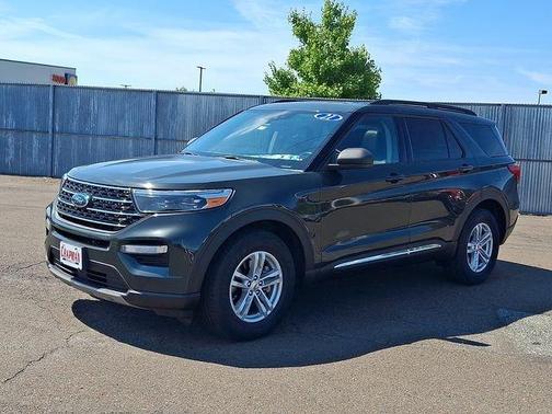 Green Metallic 2021 Ford Explorer XLT